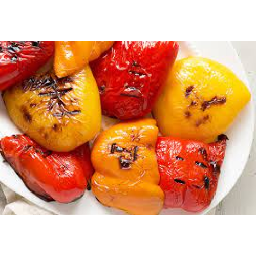 Bulgarian pepper on the barbecue