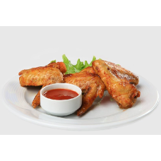 Chicken wings shish kebab